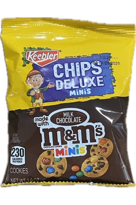 keebler chips deluxe minis m&m's 